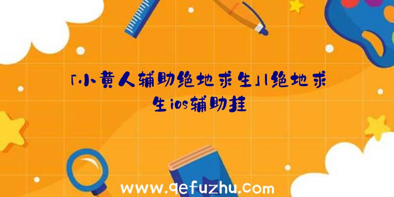 「小黄人辅助绝地求生」|绝地求生ios辅助挂